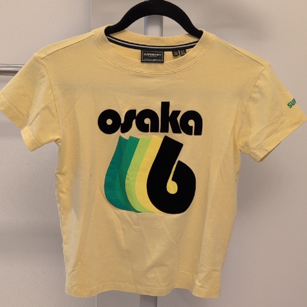 Superdry Osaka Tee in Yellow and Green